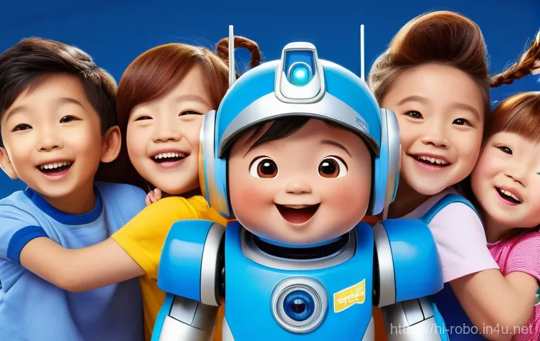 로보카폴리 제작사 인터뷰 - **Prompt 2: Children Learning Safety with Robocar Poli**
    "A heartwarming and educational illustr...