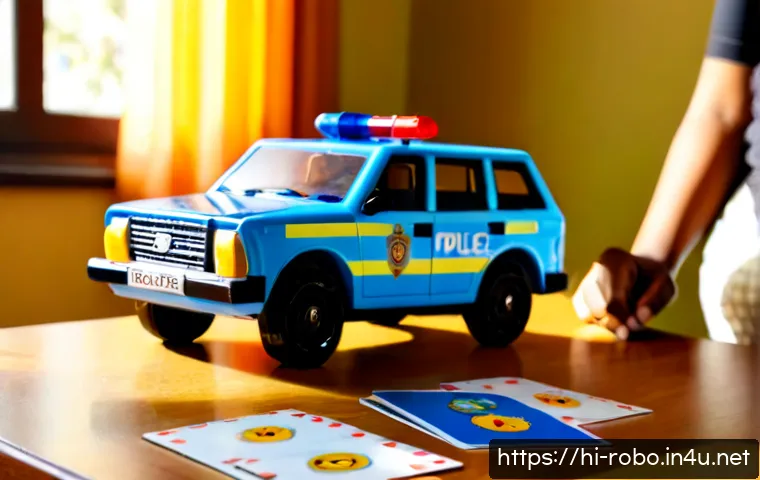 로보카폴리의 학습 콘텐츠 가치 - Photorealistic Indian mother and young child learning together at a tidy living-room table, a colorf...